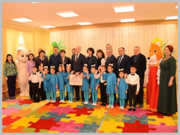 Состоялось открытие самого большого детского сада в городе и в Республике Алтай